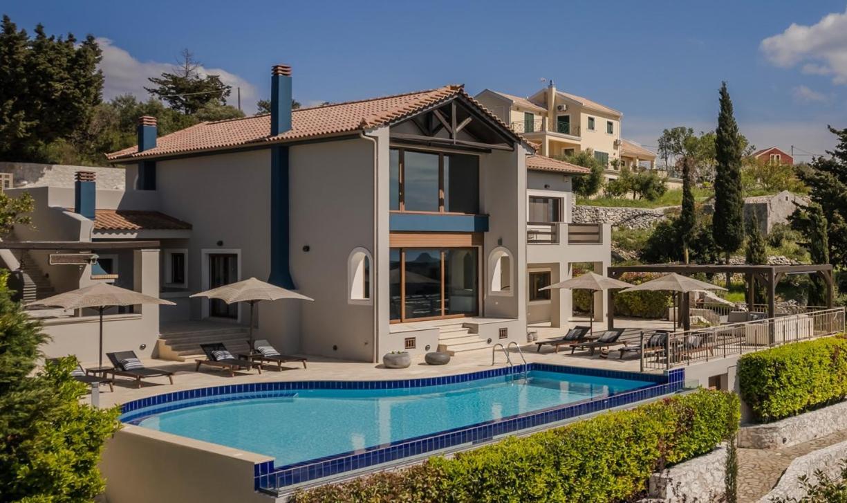Luxury Villa Karmaniolos Fiskardo Kefalonia المظهر الخارجي الصورة