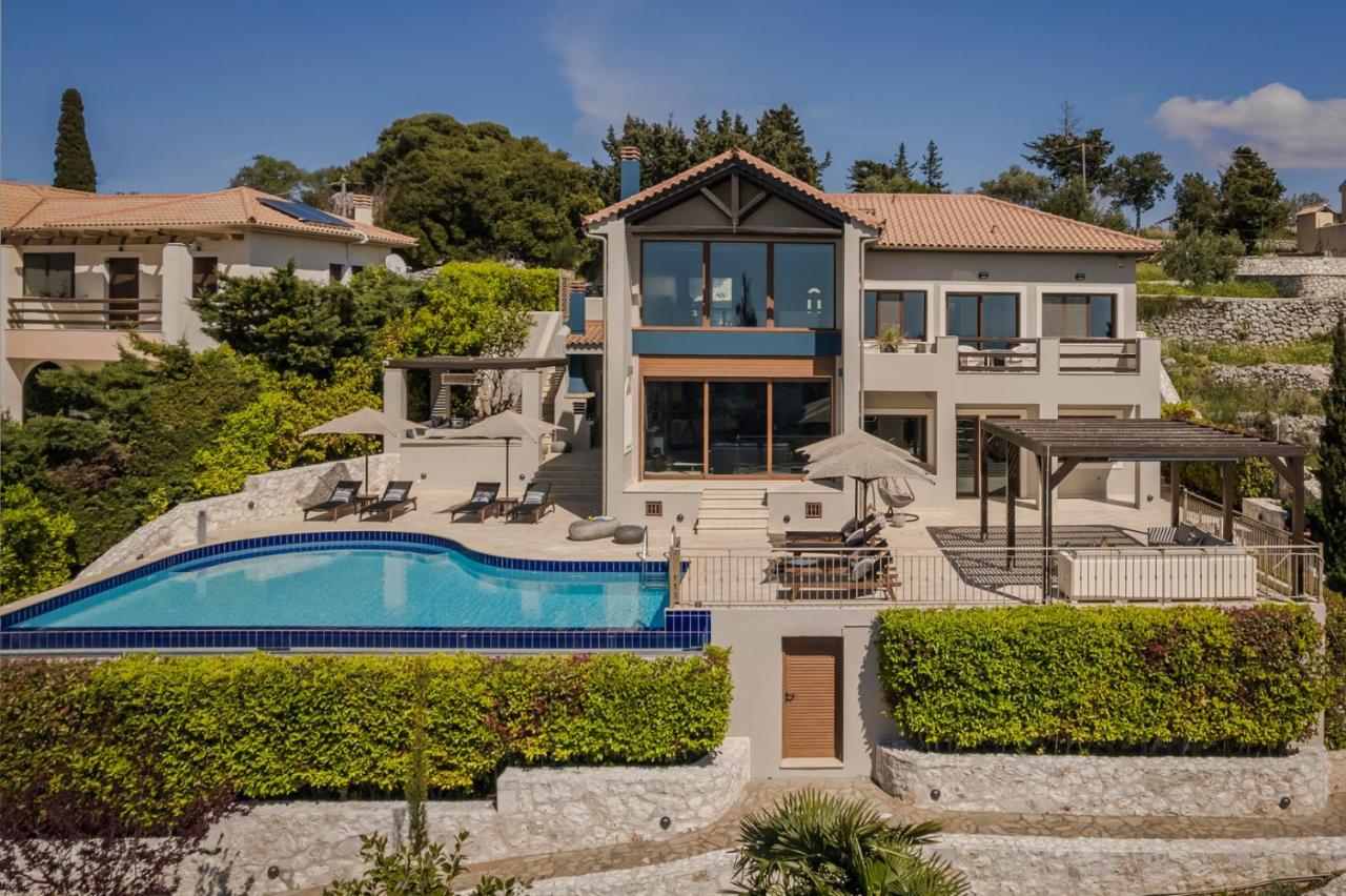 Luxury Villa Karmaniolos Fiskardo Kefalonia المظهر الخارجي الصورة
