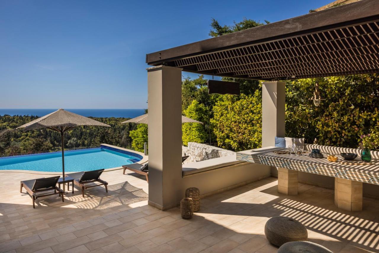 Luxury Villa Karmaniolos Fiskardo Kefalonia المظهر الخارجي الصورة