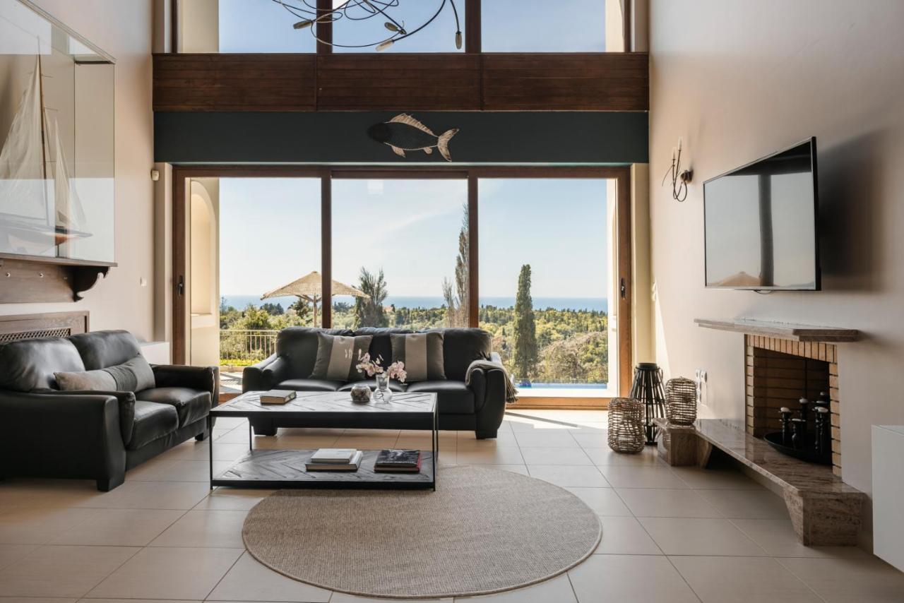 Luxury Villa Karmaniolos Fiskardo Kefalonia المظهر الخارجي الصورة